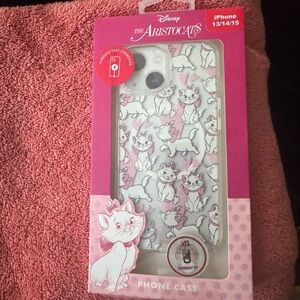 Disney Aristocats Pink and White Phone Case
